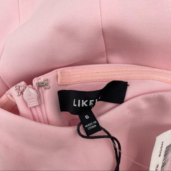 LIKELY x Revolve Sunset Gown Dress Petal Pink Bridesmaid Wedding Prom NWT SZ 6 - Picture 4 of 15